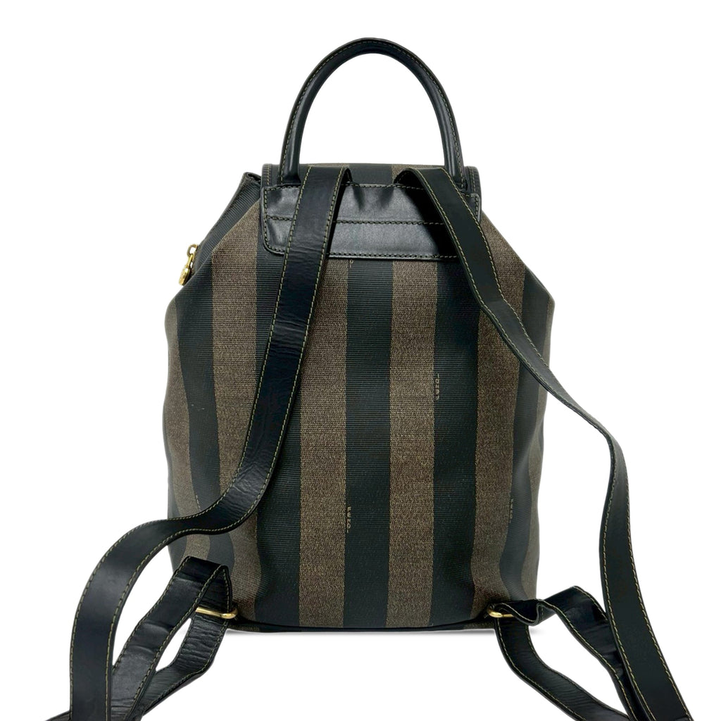 Pequin Coated Canvas Drawstring Backpack