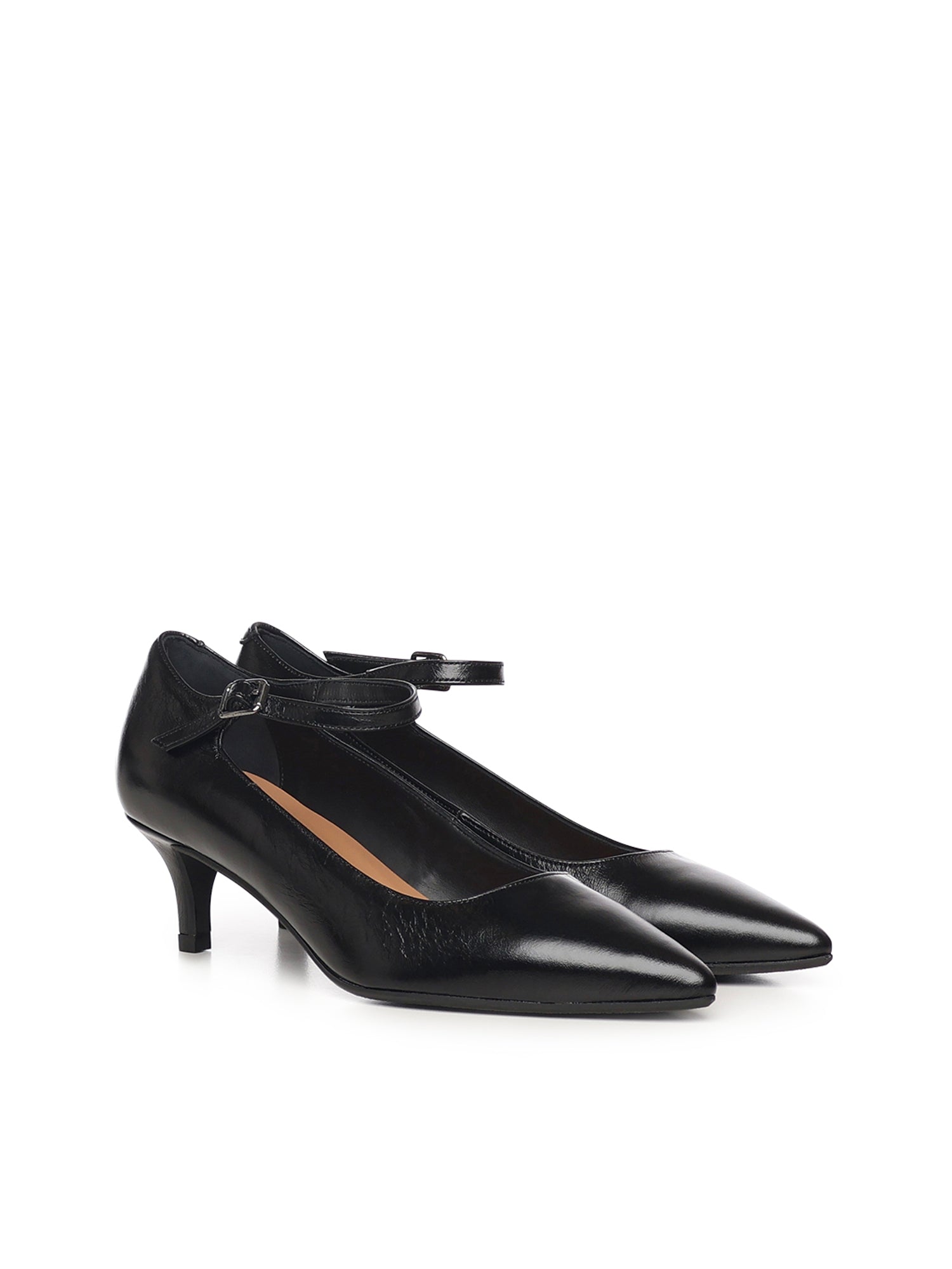 Carmens With Heel Black Calfskin - 36