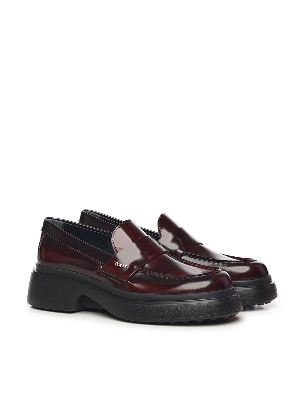 Tods Flat shoes Bordeaux Calfskin - 39