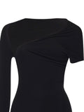 Courreges Dresses Black Viscose - S