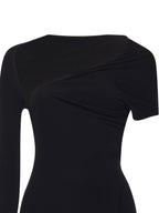 Courreges Dresses Black Viscose - S