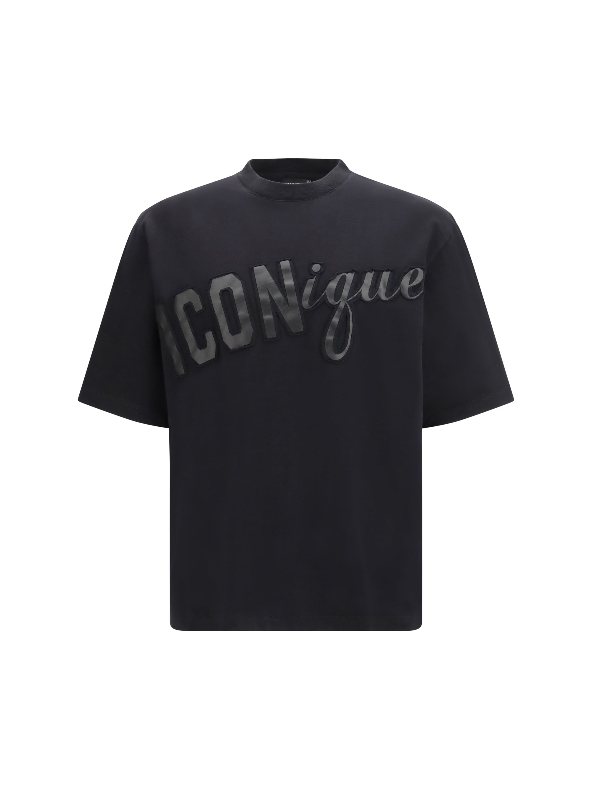 Dsquared2 Logo-Print Cotton T-Shirt — Black