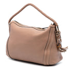 Medium Pebbled Calfskin Bella Shoulder Bag