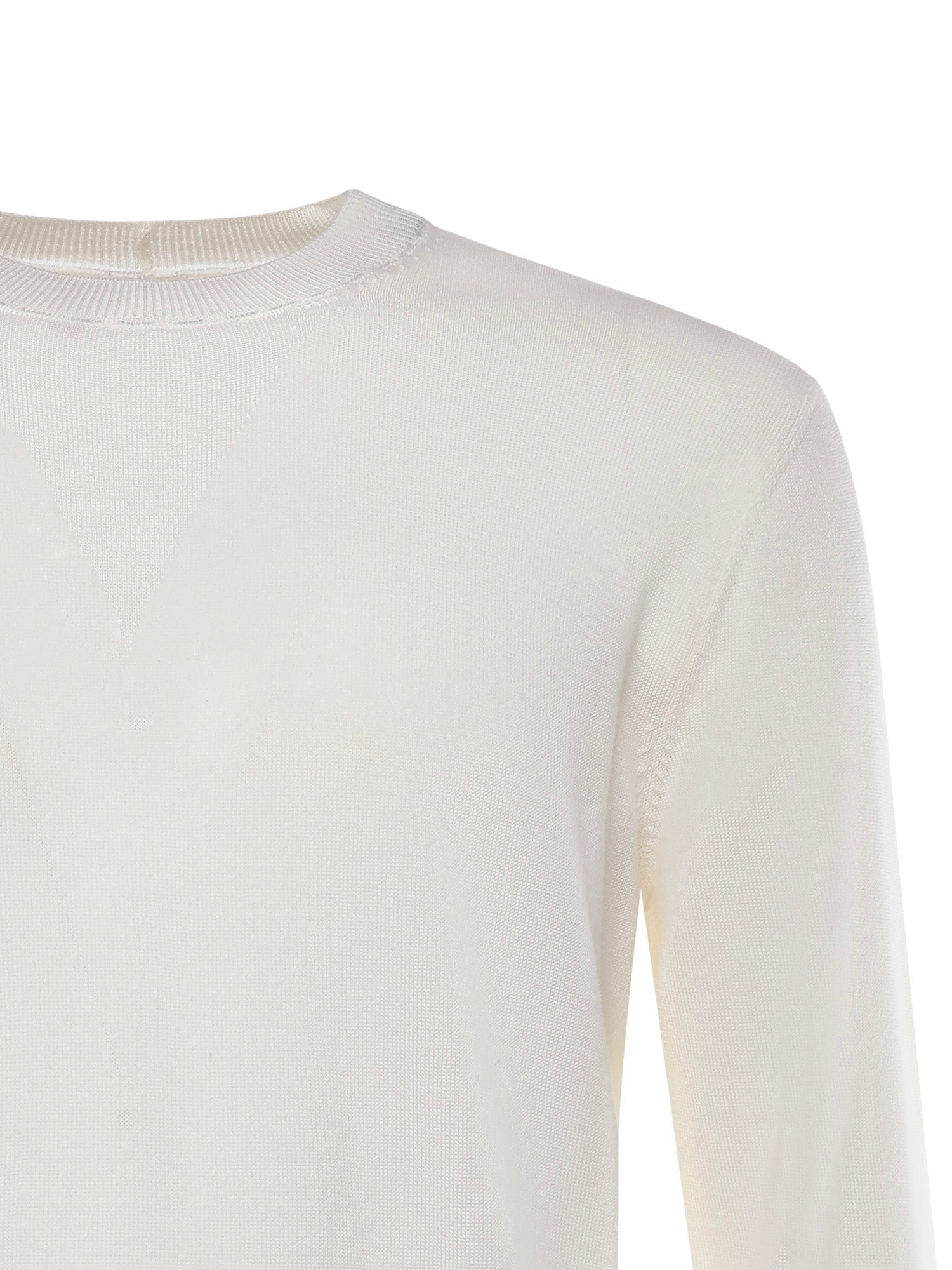 Eleventy Sweaters Ivory, Gray Virgin Wool - XL