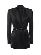 Pinko Jackets Black Acetate Polyester - 44