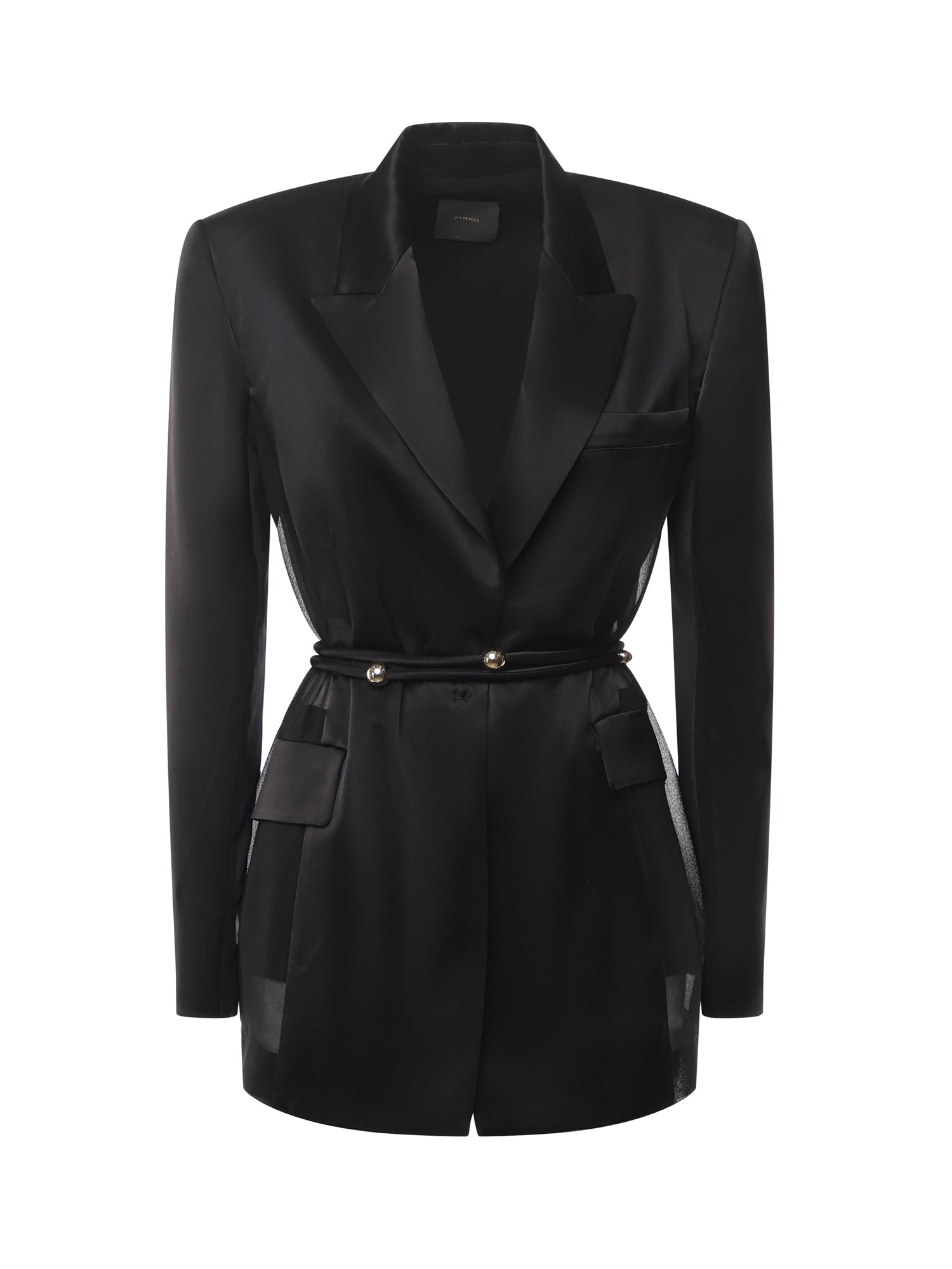 Pinko Jackets Black Acetate Polyester - 44
