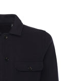 Hogan Shirts Blue Virgin Wool - L