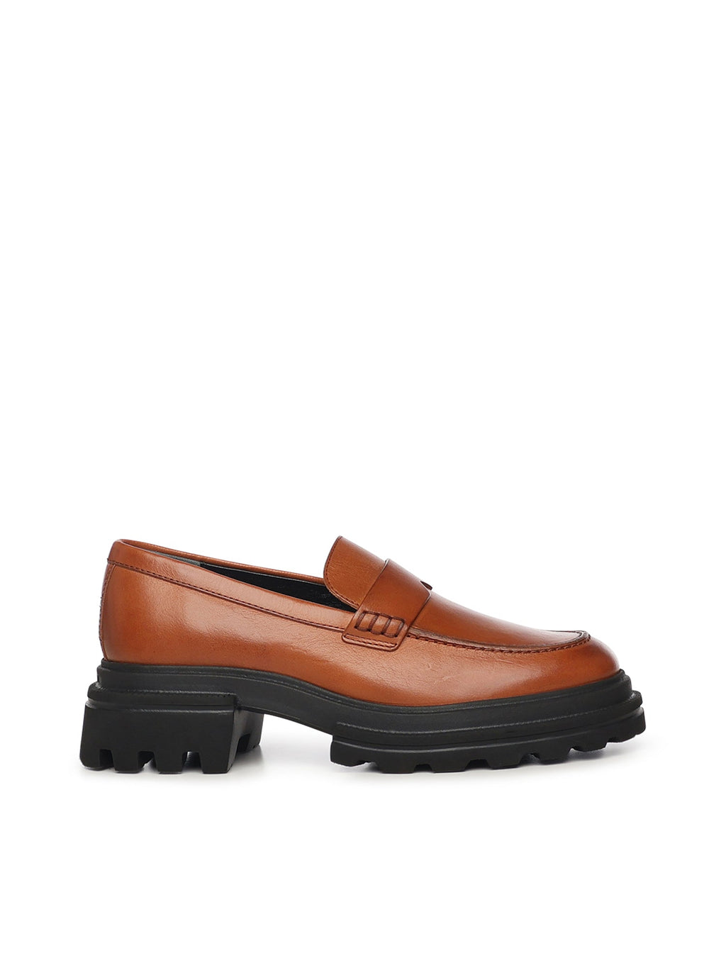 Hogan Flat shoes Brown Calfskin - 37½