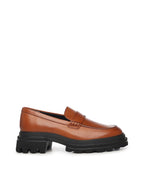 Hogan Flat shoes Brown Calfskin - 37½