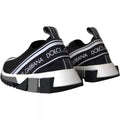 Men's Sorrento Sneaker Black Polyester Viscose Elastane