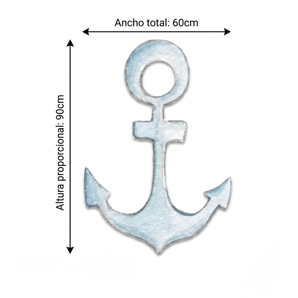 Vinilo Infantil "Small" ANCHOR 60x65cm