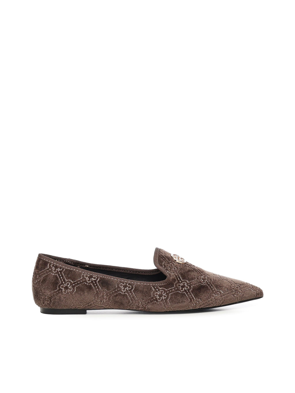 V° 73 Flat shoes Beige Polyester - 36