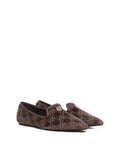 V° 73 Flat shoes Beige Polyester - 36