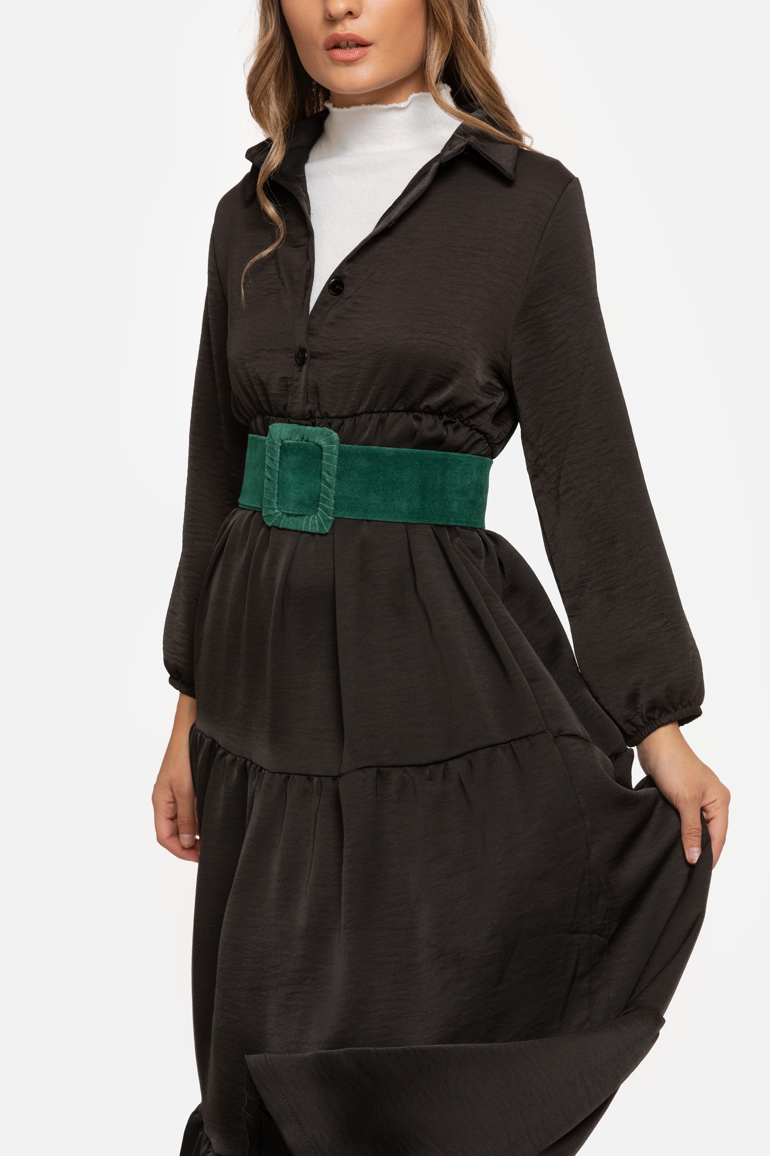VESTIDO  SATINADO