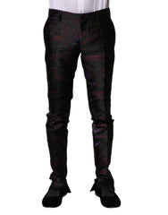 Men's Multicolor Polyester Patterned Pants