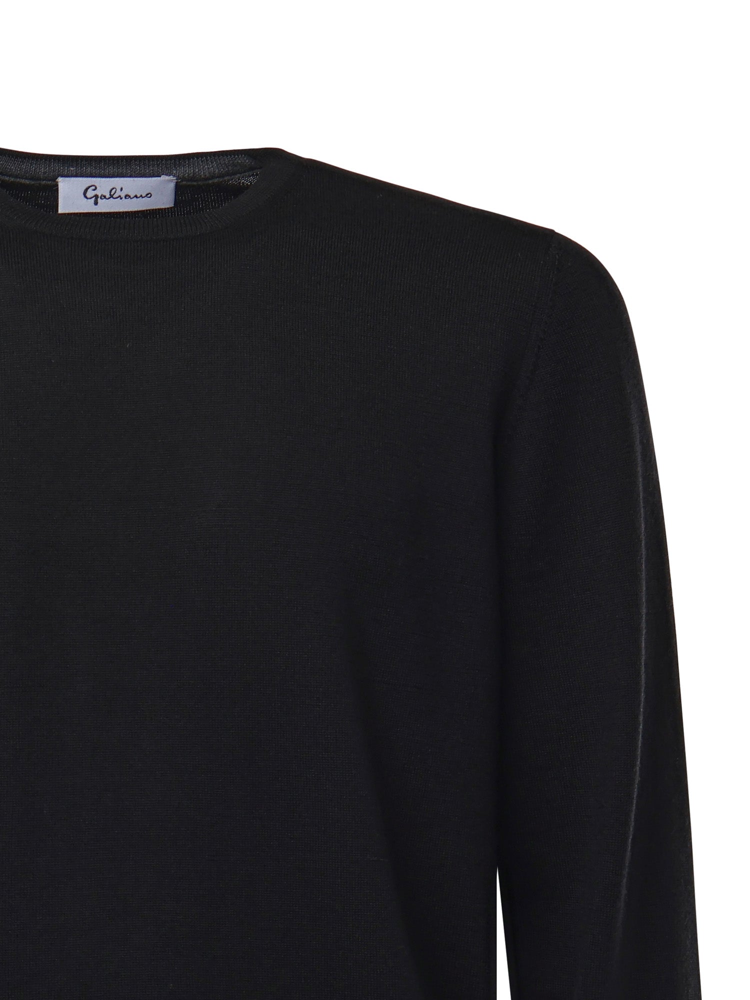 GALIANO Sweaters Black Virgin Wool - 52