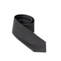 Men's Gray Silk Tie
