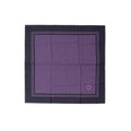 Men's Purple Silk Pocket Square Accessory
