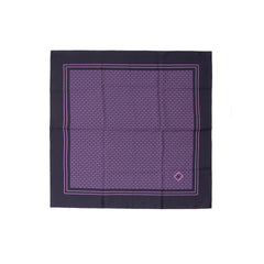 Men's Purple Silk Pocket Square Accessory