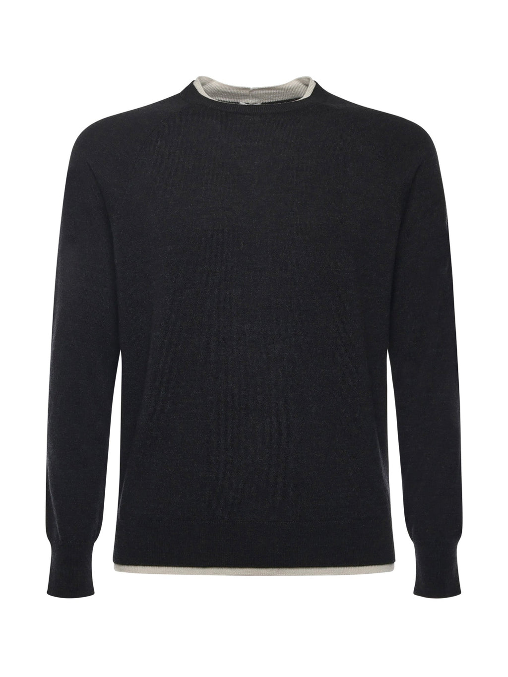 Eleventy Sweaters Gray And Sand Virgin Wool - XXL