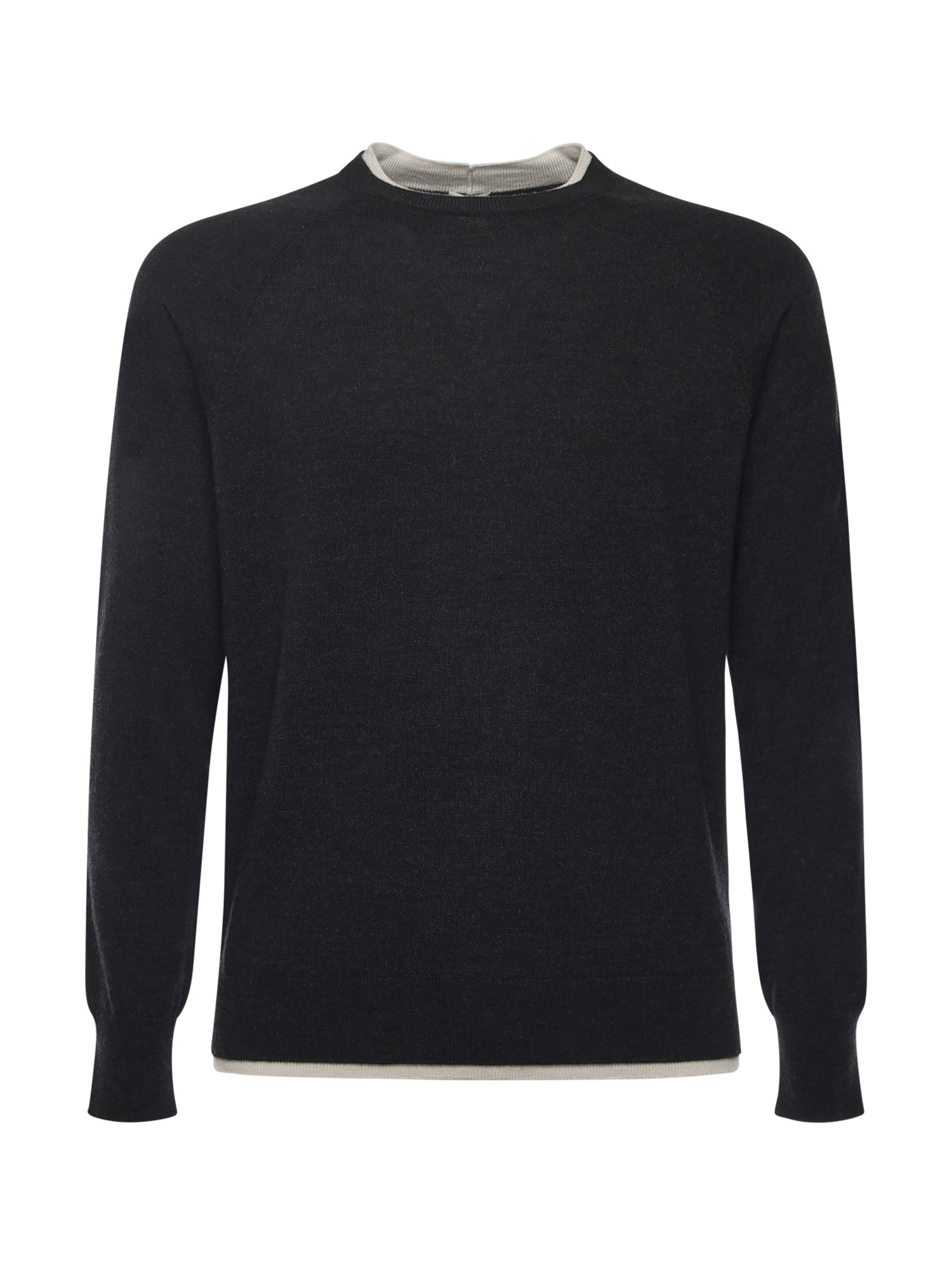 Eleventy Sweaters Gray And Sand Virgin Wool - XXL