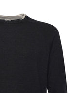 Eleventy Sweaters Gray And Sand Virgin Wool - XXL