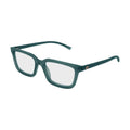 Gucci Square-Frame Optical Eyeglasses — Green