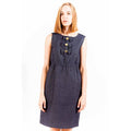 Blu Cotone Womens Dress Blue