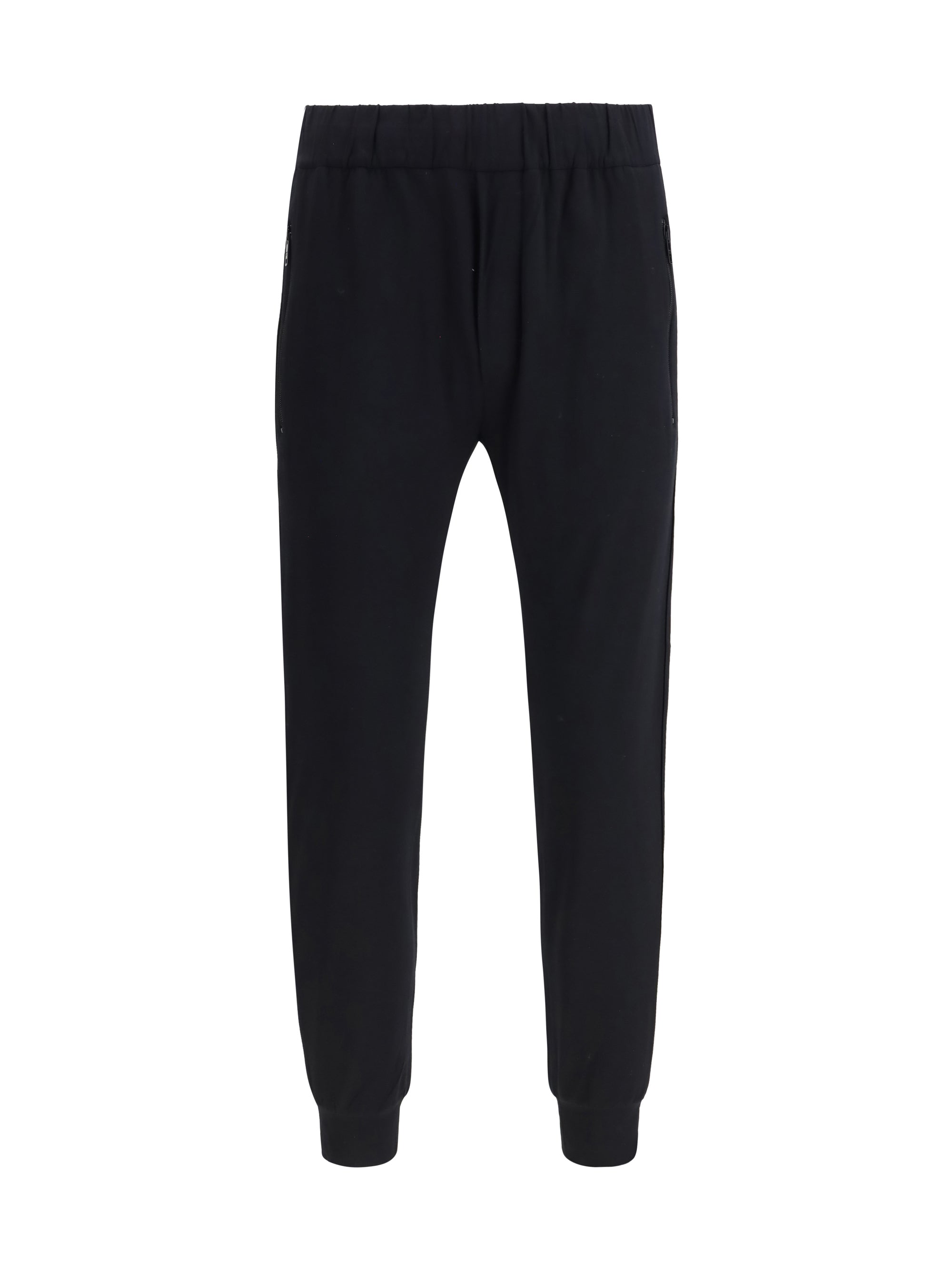 Prada Nylon Drawstring Joggers — Black