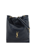 Saint Laurent Pochon Shoulder Bag — Black