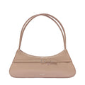 Mini Buckle Baguette Bag | Beige
