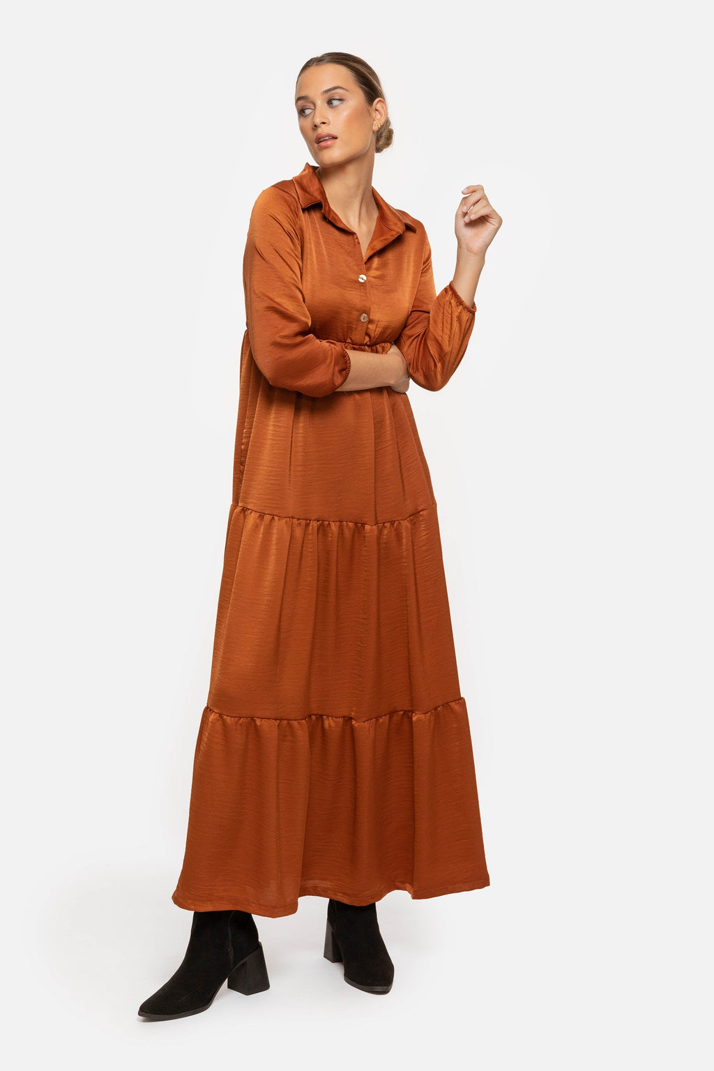 VESTIDO  SATINADO