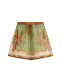 Zimmermann Indra Bermuda Shorts — Beige