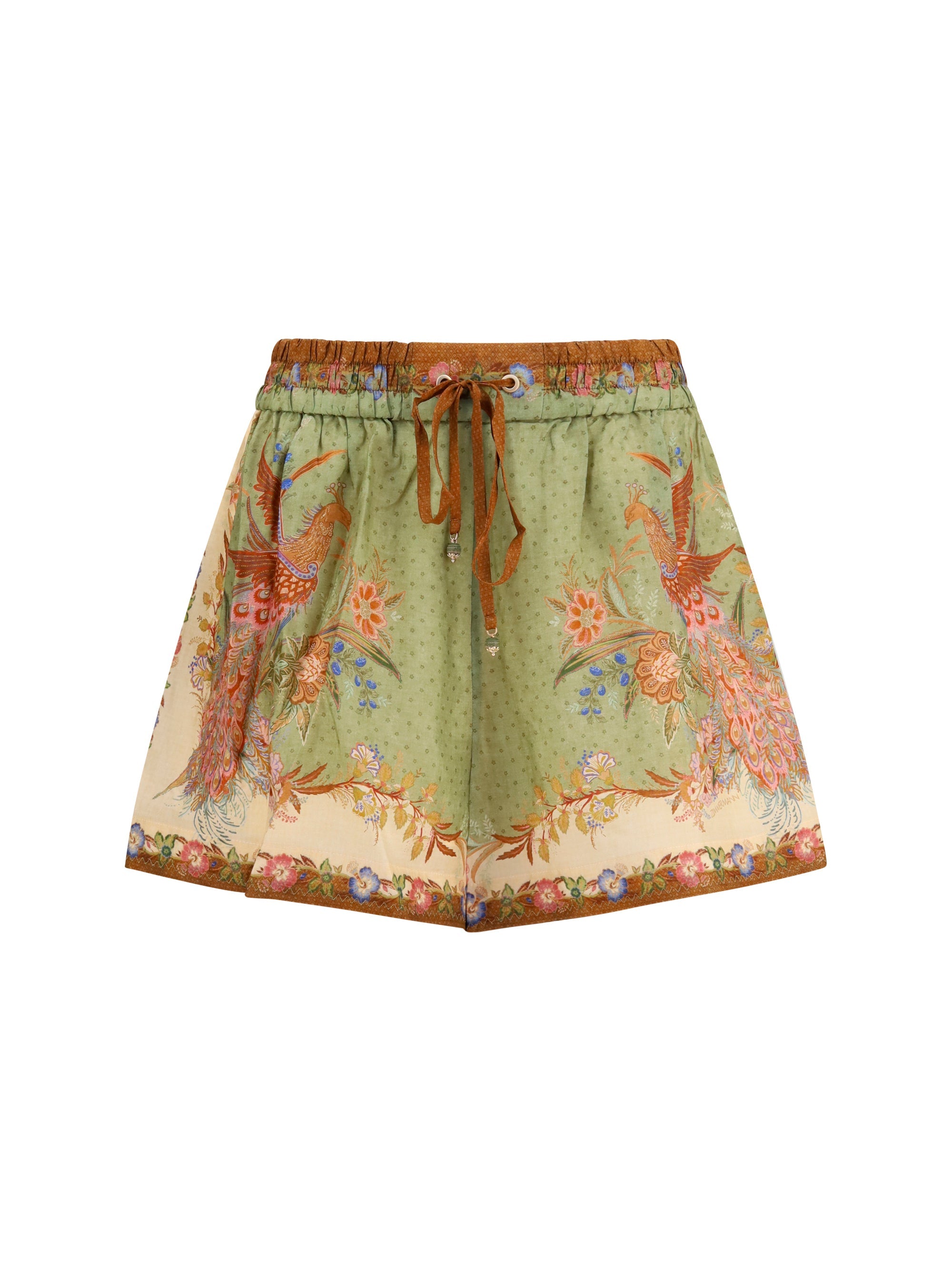 Zimmermann Indra Bermuda Shorts — Beige