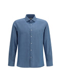 Brooksfield Cotton Shirt — Blue