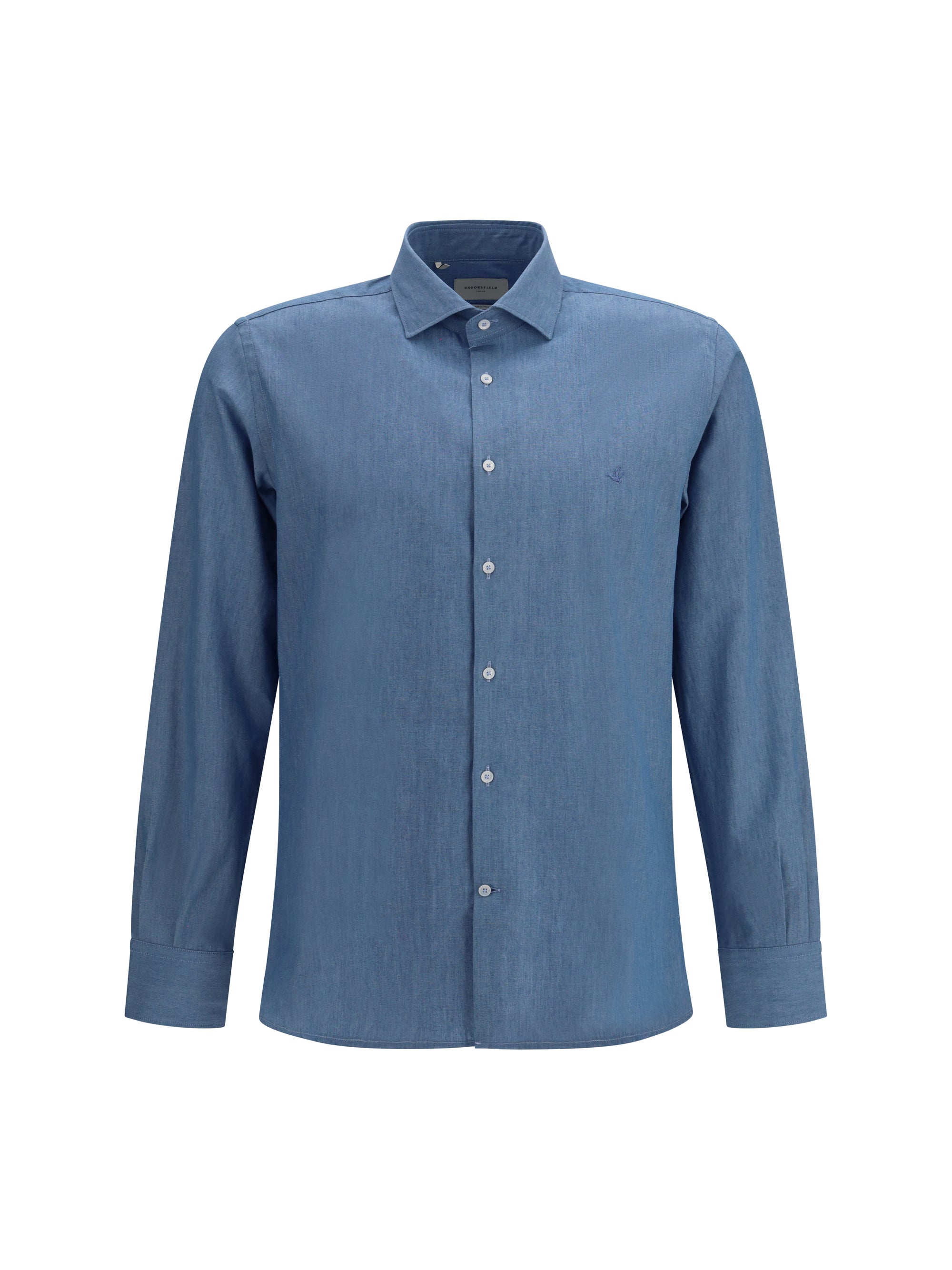 Brooksfield Cotton Shirt — Blue
