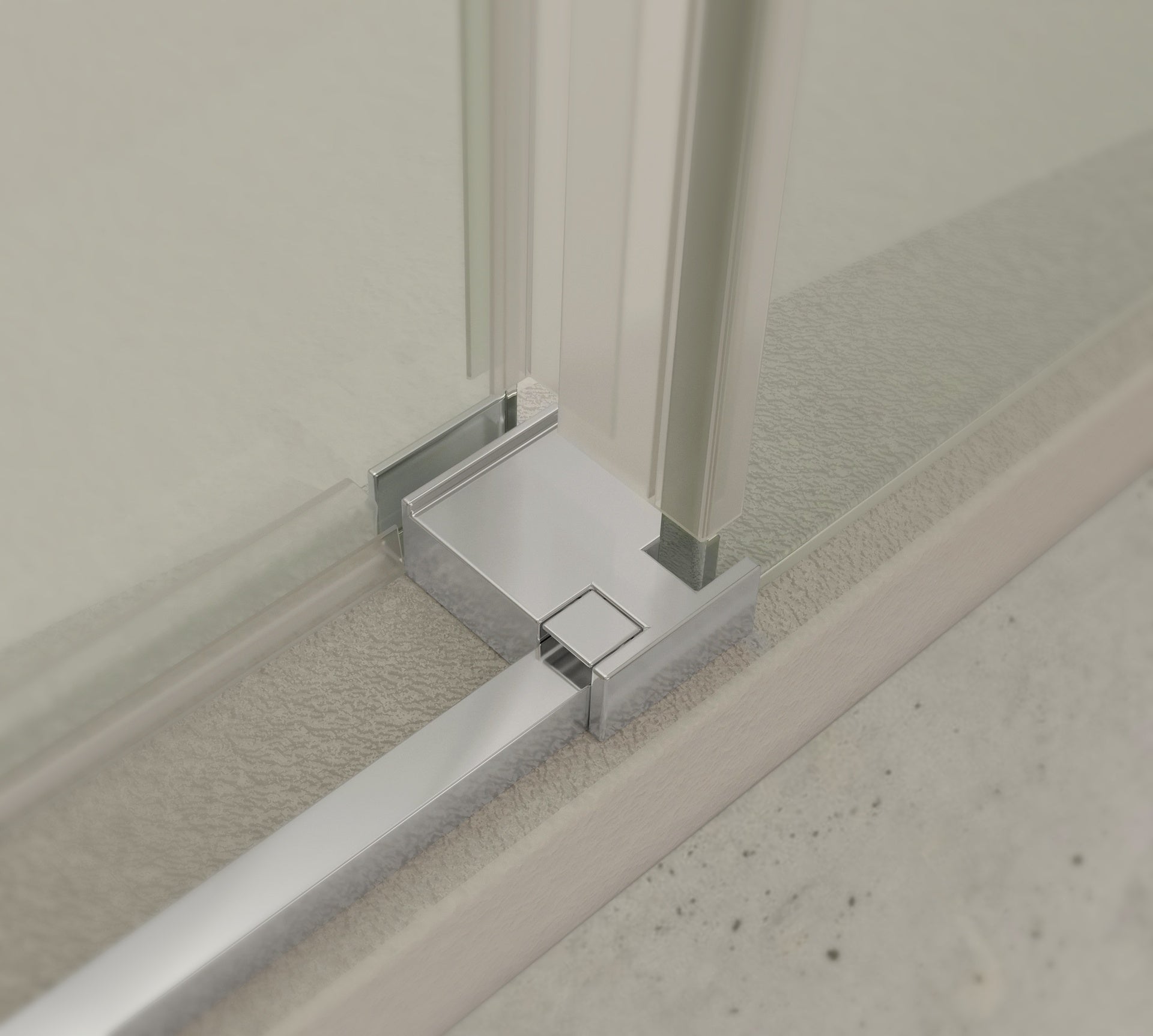 BATHME NOEL-2 Mampara Ducha 2 Fijos+2 Correderas Cromo Transparente