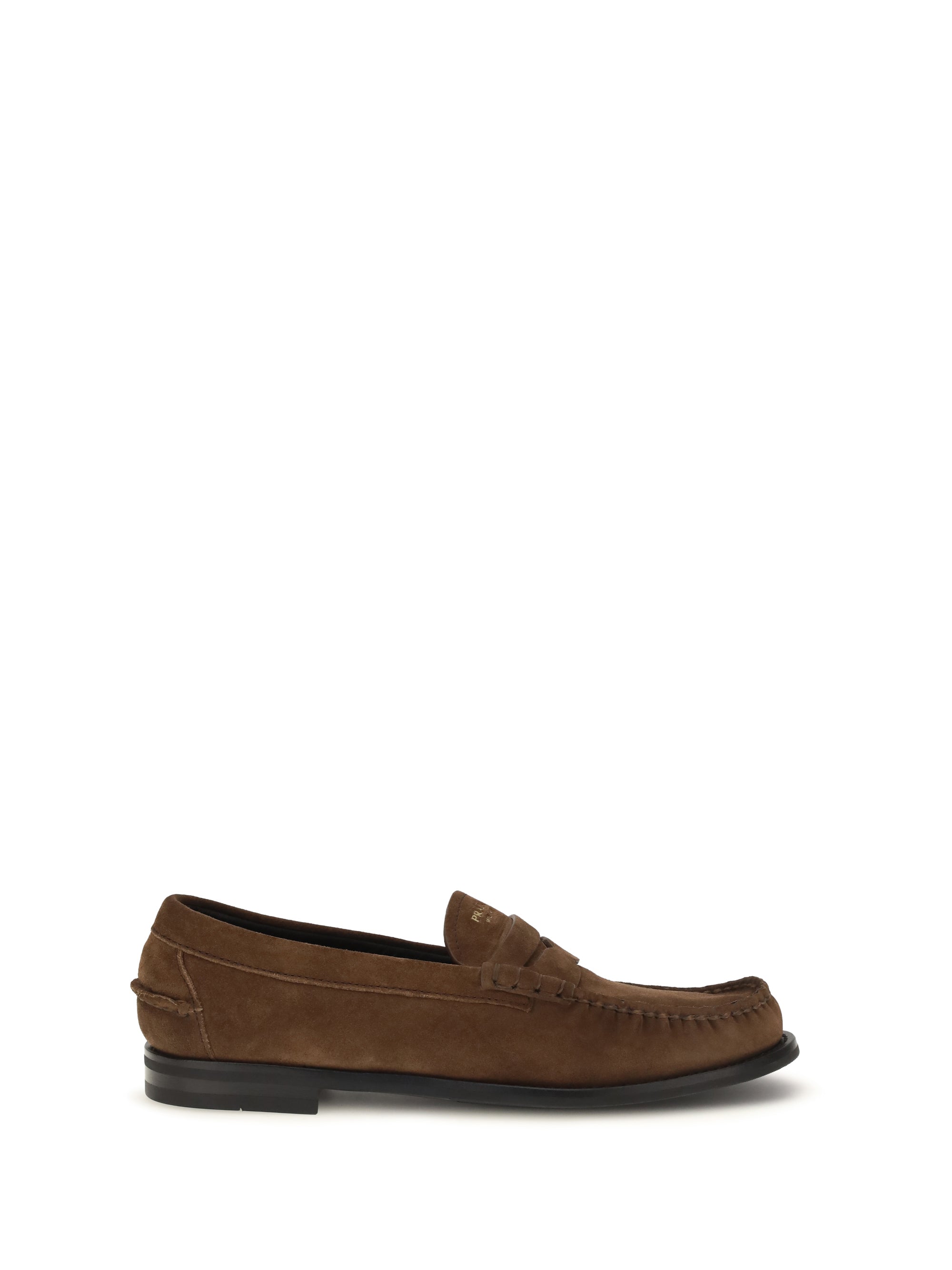 Prada Suede Loafer — Brown