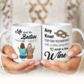 Personalizada Me and My Besties Cartoon Character 11 oz 15 oz Taza de Cerámica con Nombre Uso Diario Cumpleaños Aniversario Regalo para Besties