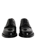 Men's Black Leather Lace Up Derby Dress Formal Shoes Calf
