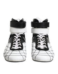 Men's Leather High-Top Sneaker Black