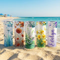 Vaso personalizado multicolor con nombre y pajita para uso diario Día de la Madre Regalo de cumpleaños para mujer