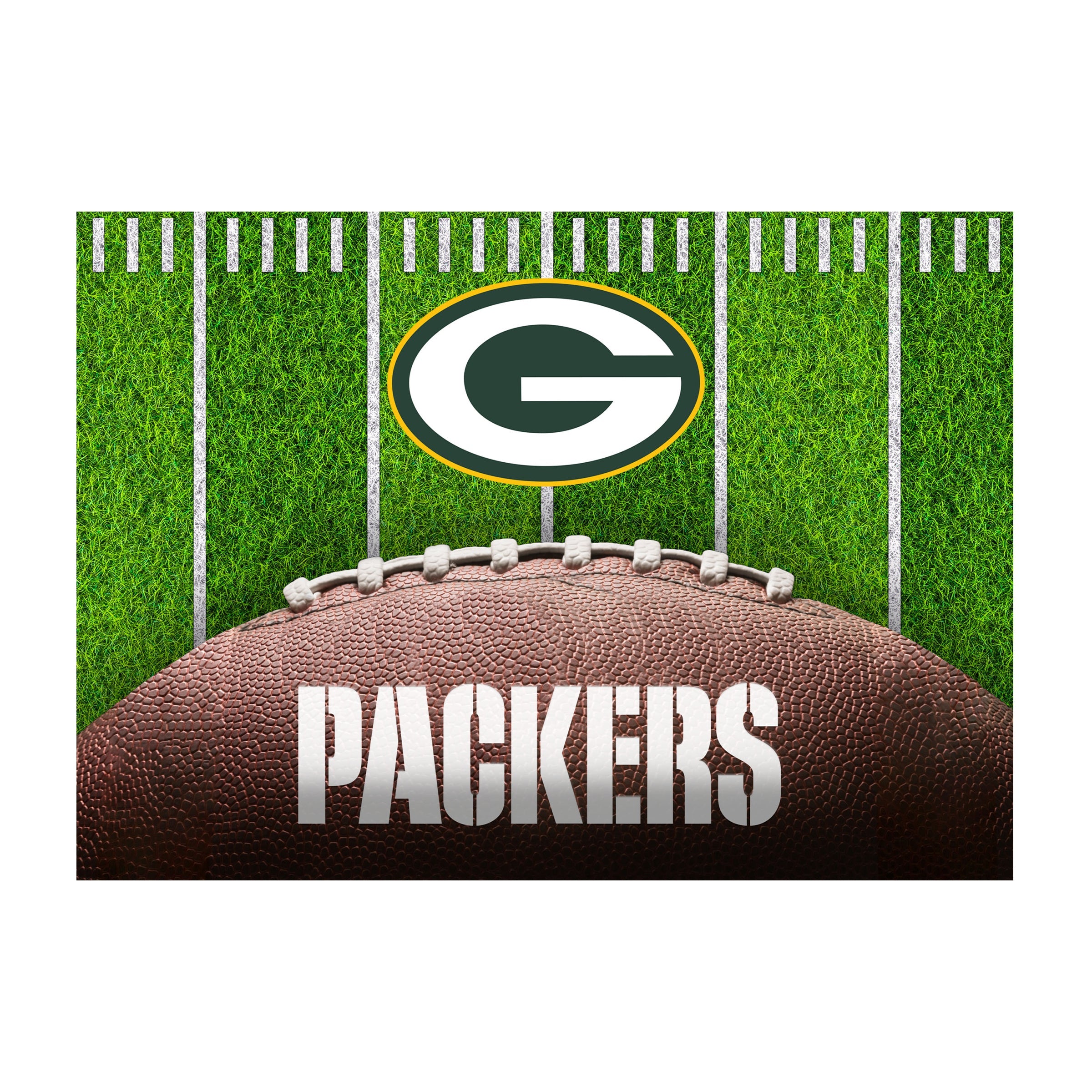 NFL Licensed 5x7 Football Field Area Rugs