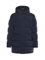 HESKIMO Coats Blue Nylon Elastane - 50