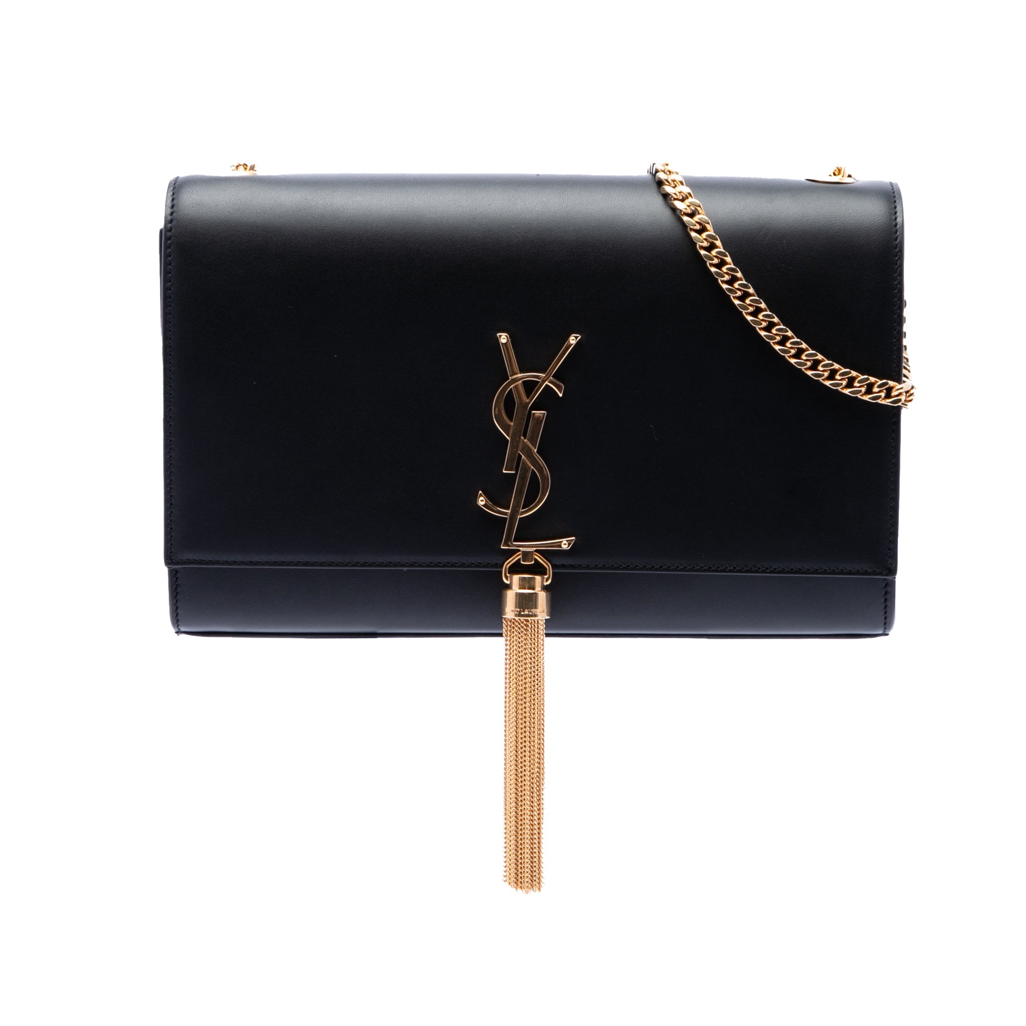 Medium Smooth Calfskin Classic Monogram Kate Tassel Crossbody
