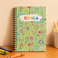 Personalizado colorido emoji mezcla A5 espiral diario cuaderno con nombre uso diario regalo de cumpleaños para niños | Callie × emoji ™