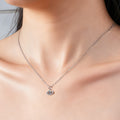 Personalizado Minimalista Birthstone Evil Eye Collar Joyería de Protección Cumpleaños Aniversario Regalo para Mujeres