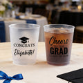 Vasos de Plástico Esmerilado Personalizados con el Nombre y el Año Set de 10 Vasos de Plástico Esmerilado Personalizados con el Nombre y el Año Set de 10 Vasos de Plástico Esmerilado Personalizados co