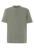 Camiseta Pijama Hombre Manga Corta Tapeta Algodón Lisa - Verde 7607_40