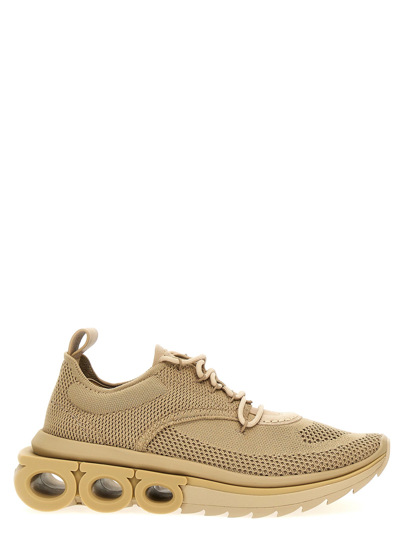 Ferragamo Nima Sneaker — Beige
